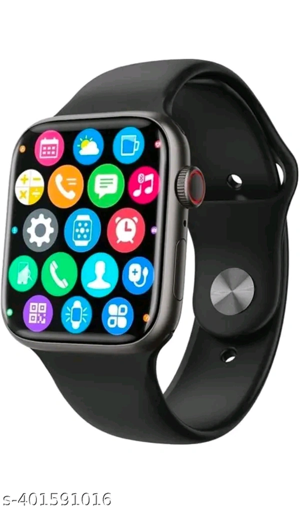 X90 digital smart watch biggest display bluetooth calling smart watch - Black, Free Size
