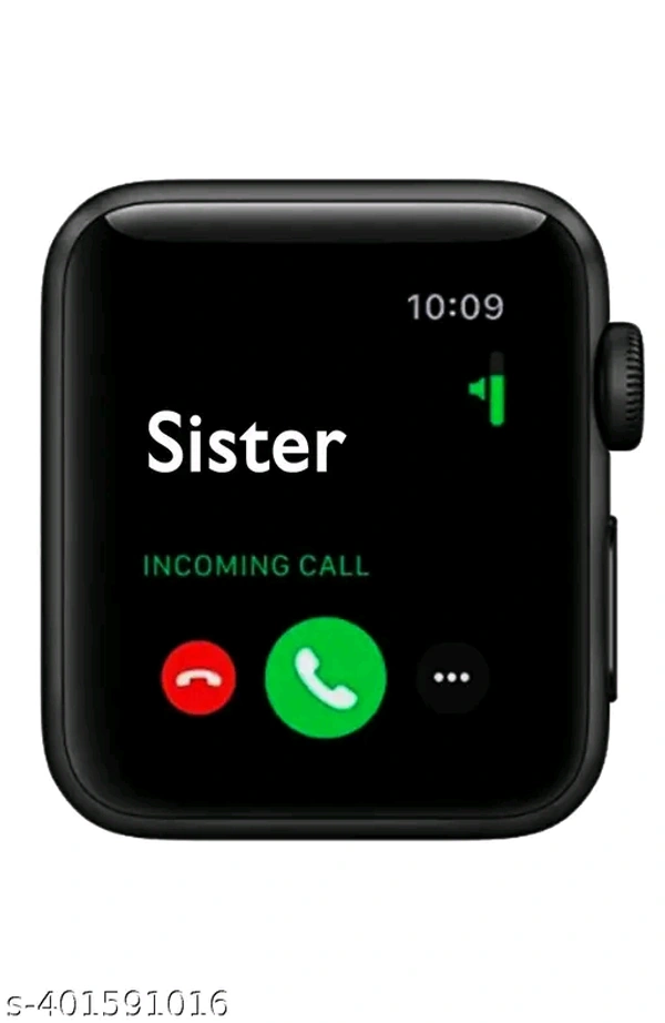 X90 digital smart watch biggest display bluetooth calling smart watch - Black, Free Size