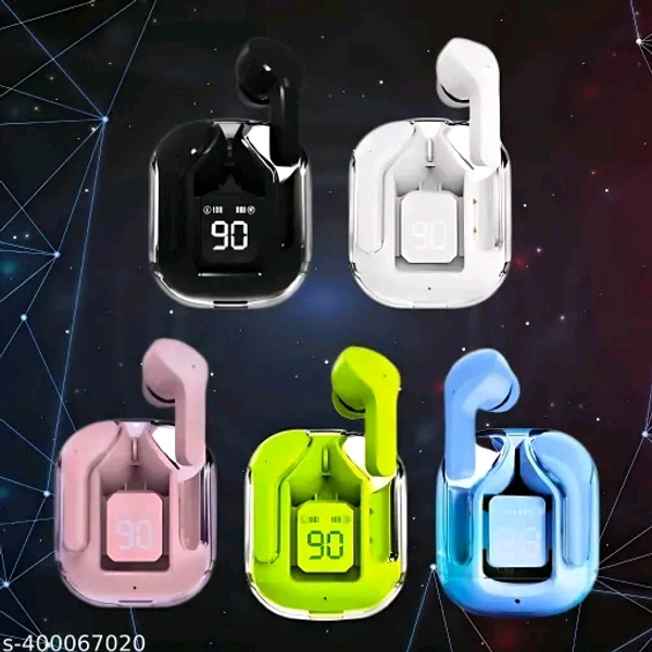 HM WORLD T12 Max WT Wireless Earbuds with Bluetooth 5.3 (Black, Green, Purple, SKY BLUE, White, In the Ear) - Free Size