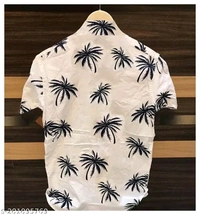 Laygara Trendy Partywear Men Shirts Mens’ Printed Shirts Men's Wear Readymade Online Shirt for Men Fashion made by Rayon Fabric Cotton Blended Rayon Fabric Fully stitched Shirt with half Sleeves Goa style Comfy Shirts For men Shirts Rayon Print shirts Printed Shirts PolyCotton Shirts shirts for men - Printed, M