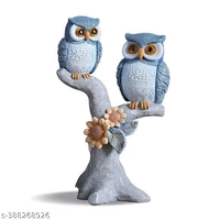 Aarnav Owl Statue for Home Decor Accents Living Room Bedroom Cute Owl Figurines for Shelf Coffee Table Decor, Christmas Birthday Owl Lovers Gift - Free Size