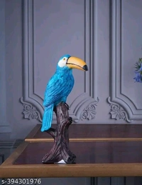 Bnb Premium Bird Figurine Bird Decor Decorative Birds - Outdoor and Indoor Bird Statues and Figurines - Bird Decorations for Home and Garden. - Free Size