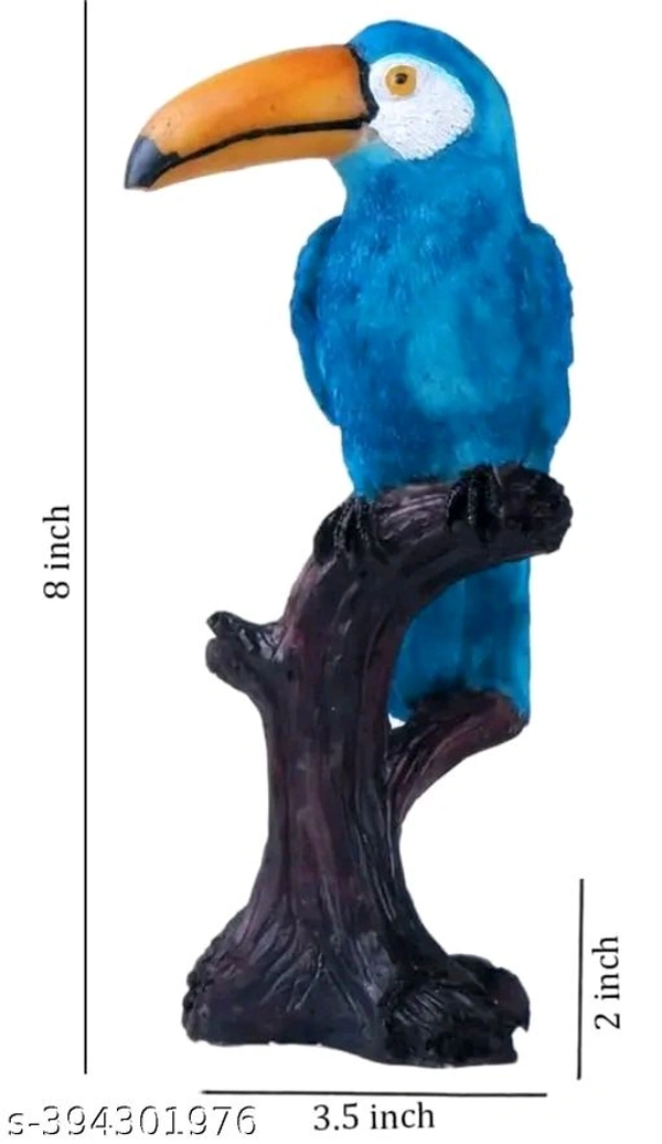 Bnb Premium Bird Figurine Bird Decor Decorative Birds - Outdoor and Indoor Bird Statues and Figurines - Bird Decorations for Home and Garden. - Free Size