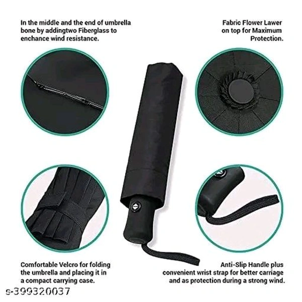 Automatic Mini Travel Windproof Umbrella Compact Auto Open/Close Small Lightweight Folding Rain Umbrellas for Women Men Kids - Free Size