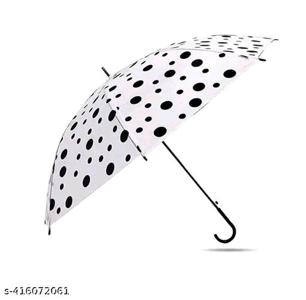 Polka Dot Umbrella | Foldable Mini Cute & Small Umbrella | UV Sun and Rain Protection Umbrella | Travel Accessories | Umbrella for Children, girls and Boys | Photoshoot Chhata | Chhata Umbrella 1 Pcs - Free Size, White