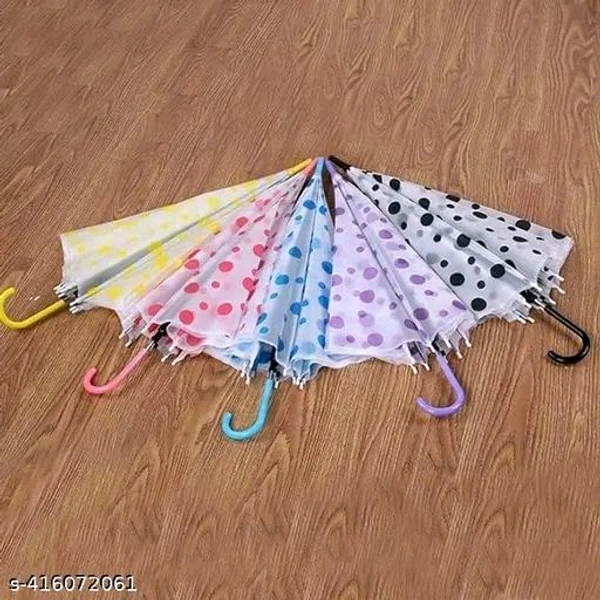 Polka Dot Umbrella | Foldable Mini Cute & Small Umbrella | UV Sun and Rain Protection Umbrella | Travel Accessories | Umbrella for Children, girls and Boys | Photoshoot Chhata | Chhata Umbrella 1 Pcs - Free Size, White