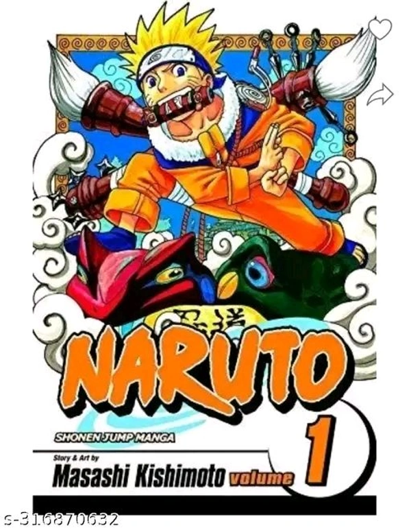 NARUTO, VOLUME 1 comic book ( MASASHI KISHIMOTO) - Free Size