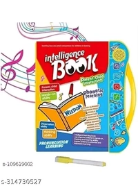 Xcillince Toys music book for kids GIFT Plastic My English E-Book English Reading Study Guide Learning E-Book Sound Book Multicolour - Free Size, Multicolour