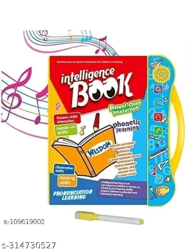 Xcillince Toys music book for kids GIFT Plastic My English E-Book English Reading Study Guide Learning E-Book Sound Book Multicolour - Free Size, Multicolour