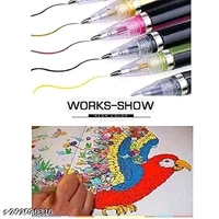 Gel Pens Set Color Gel Pens,Glitter, Metallic, Neon Pens Set Good Gift For Coloring Kids Sketching Painting Drawing (Metalic Neon Pen, Set of 12 - Multicolor, Free Size