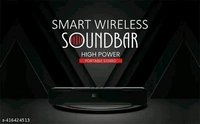 Best Quality Latest Soundbar Wireless Speaker with Extra Bass & Hi-fi Stereo Sound Quality | Upto 6H Playtime Non-Stop Music | Fast Charging with Mobile Stand & Multi-Connect Easy to Carry with 2400 mAH battery - Free Size