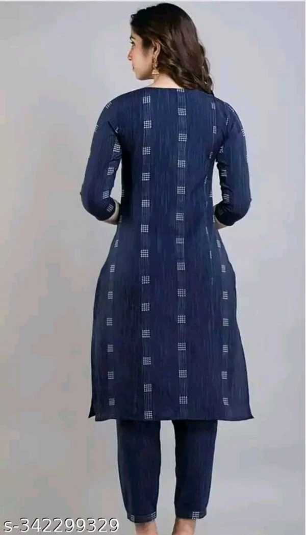 Kurti and pant set - Blue, XXS