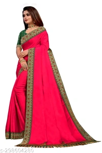 Pavitra New Superior Febulous Trending Sarees - Free Size, 5️⃣