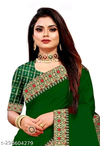 Pavitra New Superior Febulous Trending Sarees - Free Size, 5️⃣