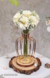 1 Bunch Artificial Dahlia Fake Flowers for Home Decoration, Craft, Gifting, Wedding, Marriage, Festival, Office, Bedroom, Balcony, Living Room, Gift, Table, Showpiece Plants, Art and Craft DIY, Diwali, Navratri Pooja Decoration Items(Without Vase Pot)(off White, Pack of 1) - White, Free Size