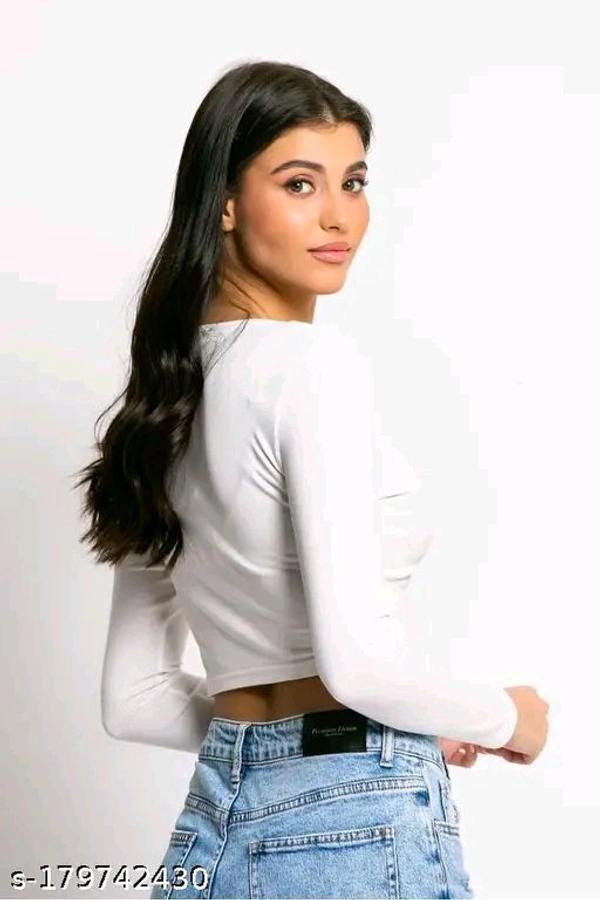 Stylish Women's & Girls' Tank Tops Bodycon Sleeveless Crop Tops Ribbed Slim Fit Top - White, XS