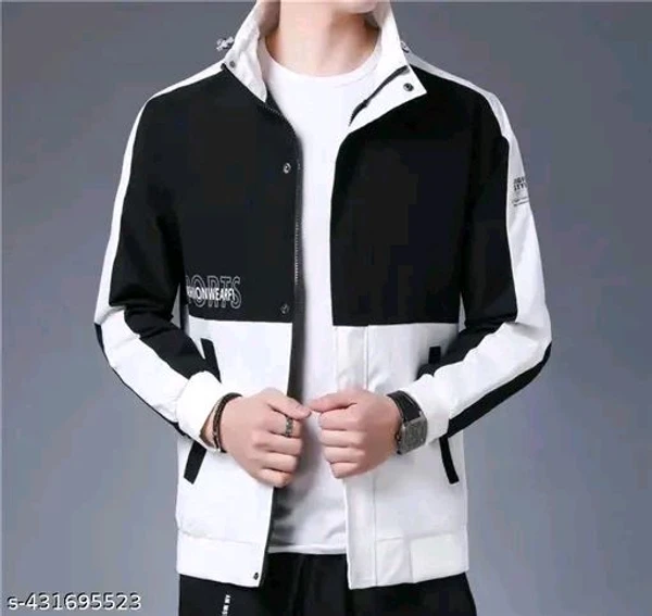 Urbane Retro Men Jackets - Black, M