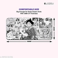 mouse pad | mousepad | gaming mouse pad | desk mat | large mouse pad - White, Free Size