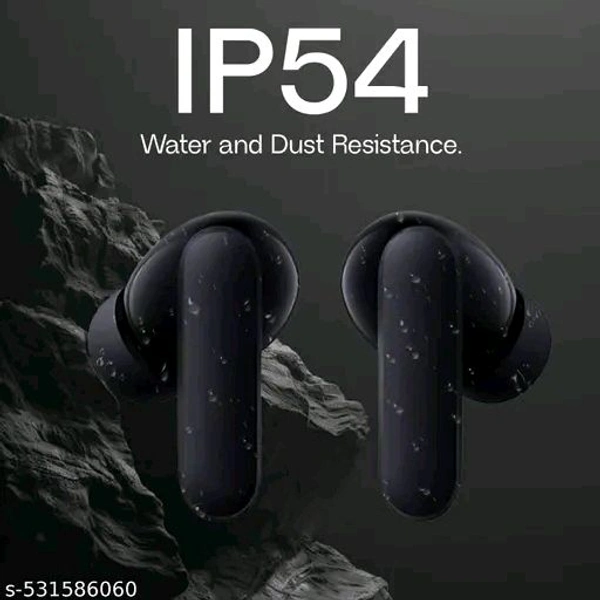 CMF ROUND EARBUDS 12 hours playtime bluetooth wireless headphones earphone bluetooth headset - Black, Free Size