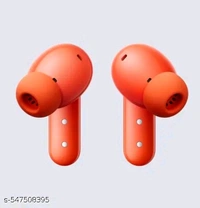 CMF Buds 42 dB Active Cancellation, Ultra Bass Technology, 35.5 Hrs playtime Bluetooth Gaming (Orange, True Wireless) - Red Orange, Free Size