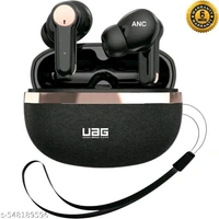 UAG hty6 ANC Gaming Earbuds – 50H Battery | Deep Bass | Gaming Chipset | Vibration Alerts | Type-C Fast Charging | Water & Dust Proof (Black, TWS) - Black, Free Size