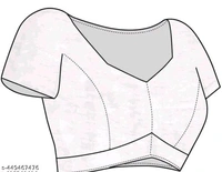 Plain cotton silk saree - Blue, Free Size