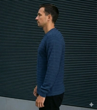 CLIANTHUS Men Fashion Poly Cotton T-Shirt | Men Full Sleeve Casual Regular Fit T Shirt | Stylish Trendy Solid Men Collar Full Sleeves T-Shirt for Men | t-shirt Men Round Neck Cotton T-Shirt | polo shirts | Casual Breathable Comfy Mens Tshirt - XS, Royal Blue