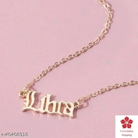 Name Necklace - golden