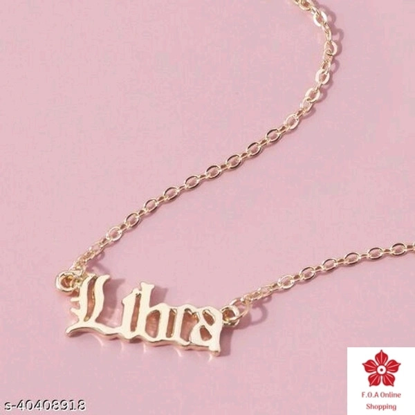 Name Necklace - golden