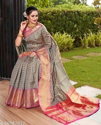 Kanjeevaram Saree - multicolour, free size