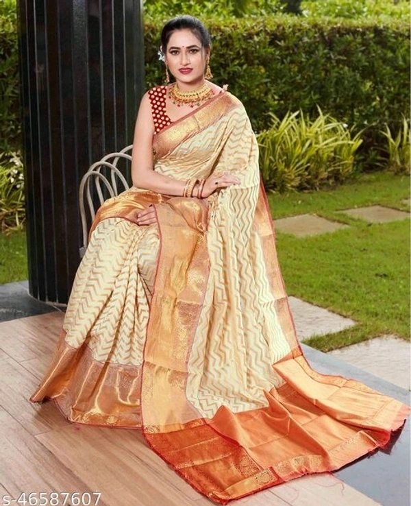 Kanjeevaram Saree - multicolour, free size