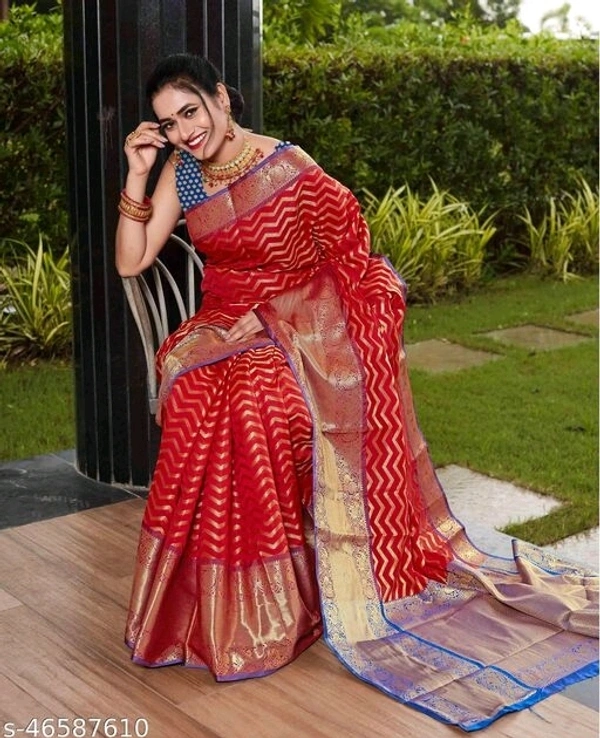 Kanjeevaram Saree - multicolour, free size