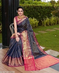 Kanjeevaram Saree - multicolour, free size
