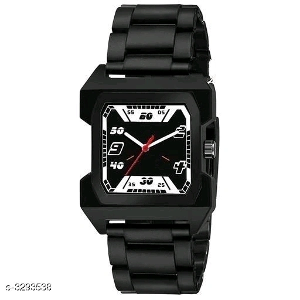 Men's Metal Watch - white,gray,black, free size