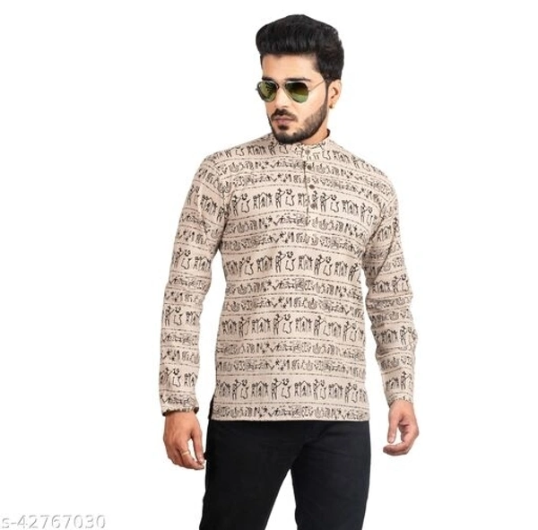 Printed Cotton Kurta - multicolour, S,M,L,XL,XXL,XXXL