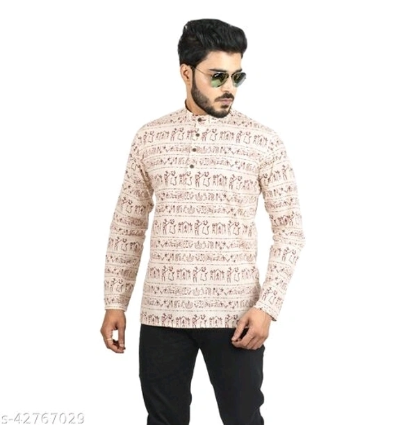 Printed Cotton Kurta - multicolour, S,M,L,XL,XXL,XXXL