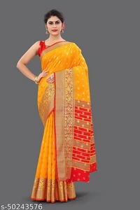 Saree - multicolour, free size