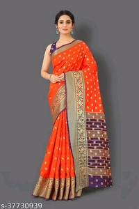 Saree - multicolour, free size
