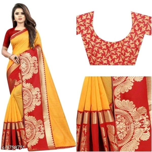 Saree - multicolour, free size