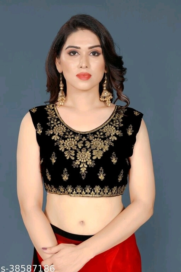 Saree With Beautiful Blouse - multicolour, free size