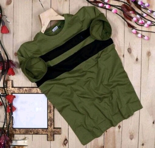 Classic Latest Men Tshirts - Green, M