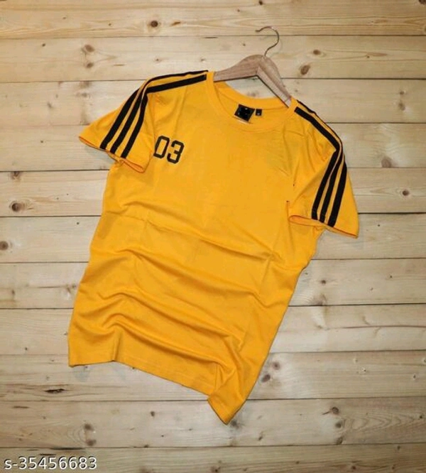 Fancy Ravishing Men Tshirts - Yellow, L