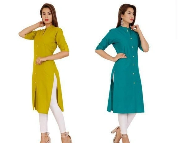 Cotton Kurti Combo Of 2 - XXL