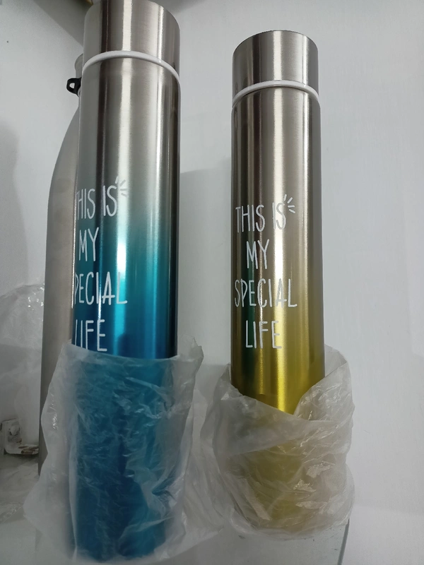 Hot And Cold  Bottle/ Flask  - silver blue ,yellow silver, 250ml