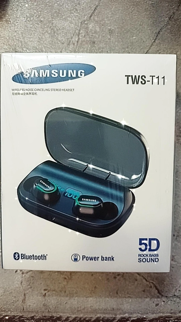 Samsung Tws-T11 Wireless Noise Cancelling Stereo Headset (Copy) - blue , airbuds