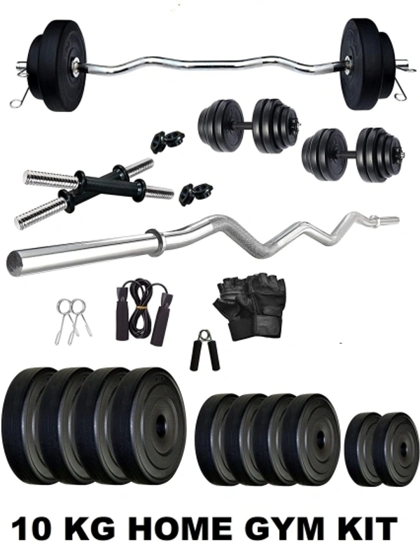 Pascal PVC 10 KG COMBO 1 WB -SL Home Gym Kit Gym & Fitness Kit