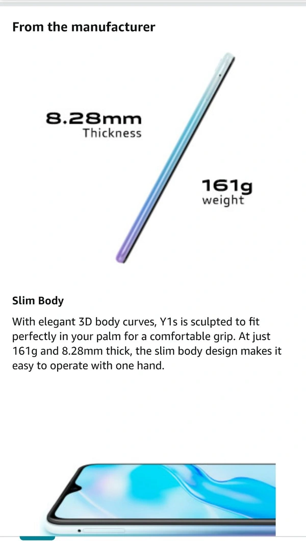 VIVO Vivo Y1s 3/32 -  Aurora Blue
