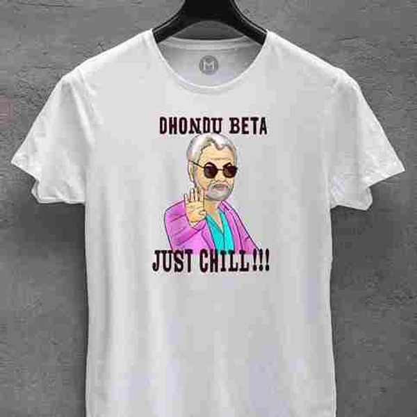 Dry Polo Meme Printed White T Shirt  - Havelock Blue, XL, Polyester