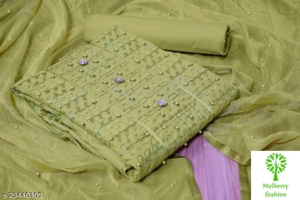 Material  - unstitched, free size 
