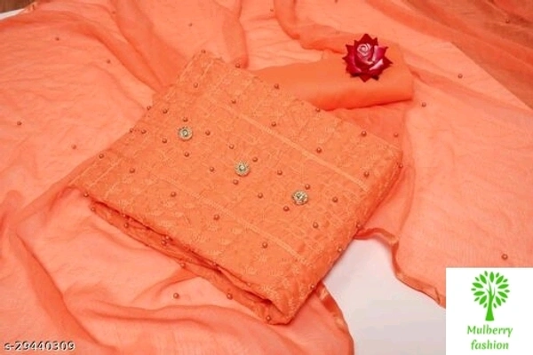 Material  - unstitched, free size 
